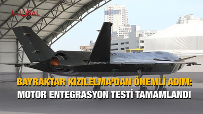 Bayraktar Kızılelma'dan önemli adım: Motor entegrasyon testi tamamlandı